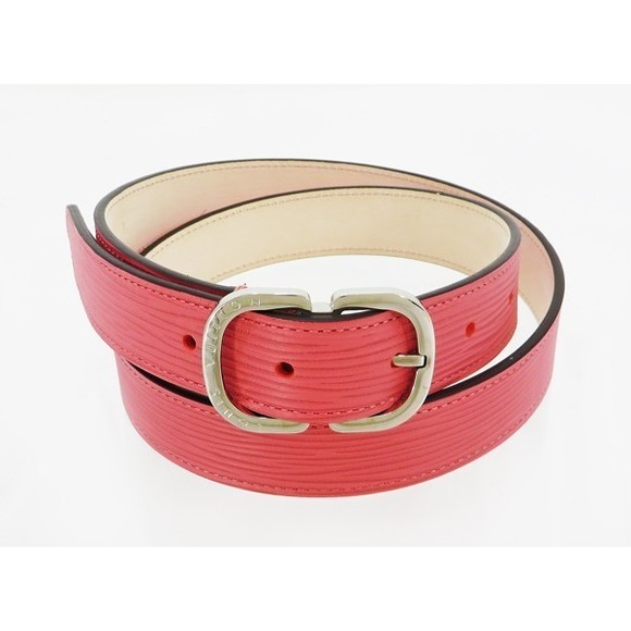 Louis Vuitton Pink Belt Epi Leather Santur - Picture 1 of 3